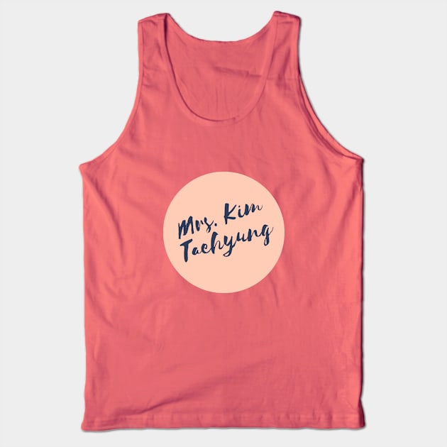 Mrs. Kim Taehyung Tank Top by e s p y